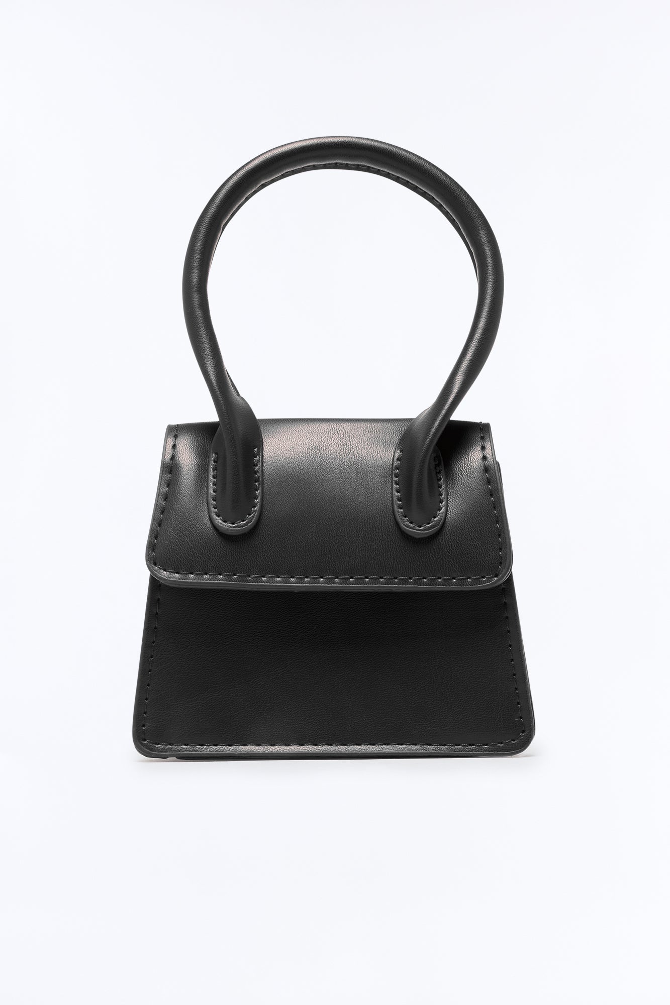 That's A Wrap Faux Leather Belt Bag - Black