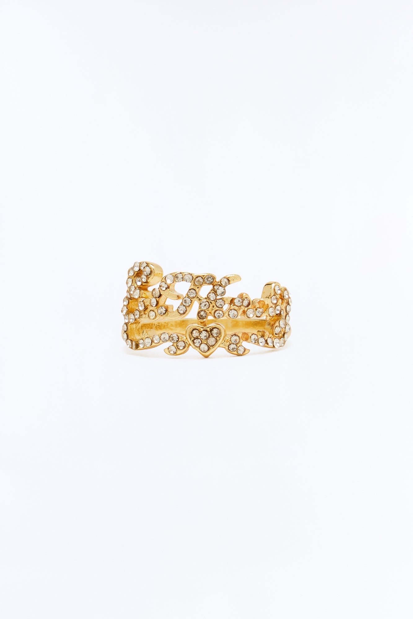 Ed Hardy Logo Ring - Gold