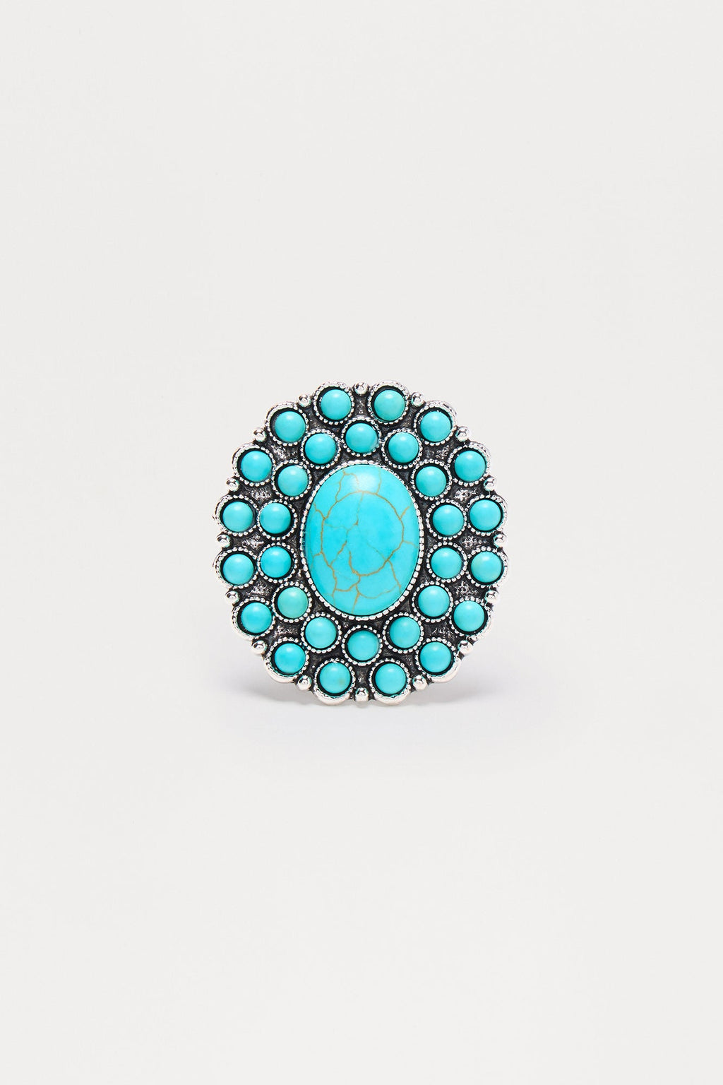 Saddle & Stone Statement Ring - Turquoise