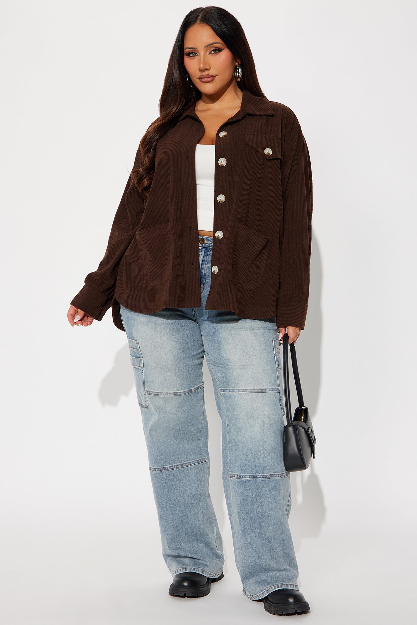 Feel No Ways Corduroy Shirt - Brown